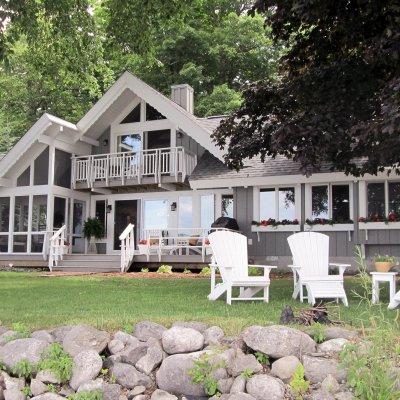 Glen Lake, Michigan year-round lake front house  